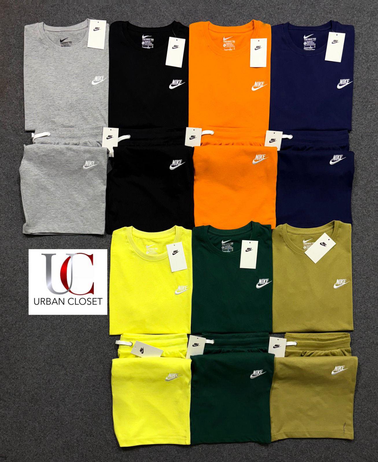 Nk CLASSIC EMD- COTTON SHORT SET