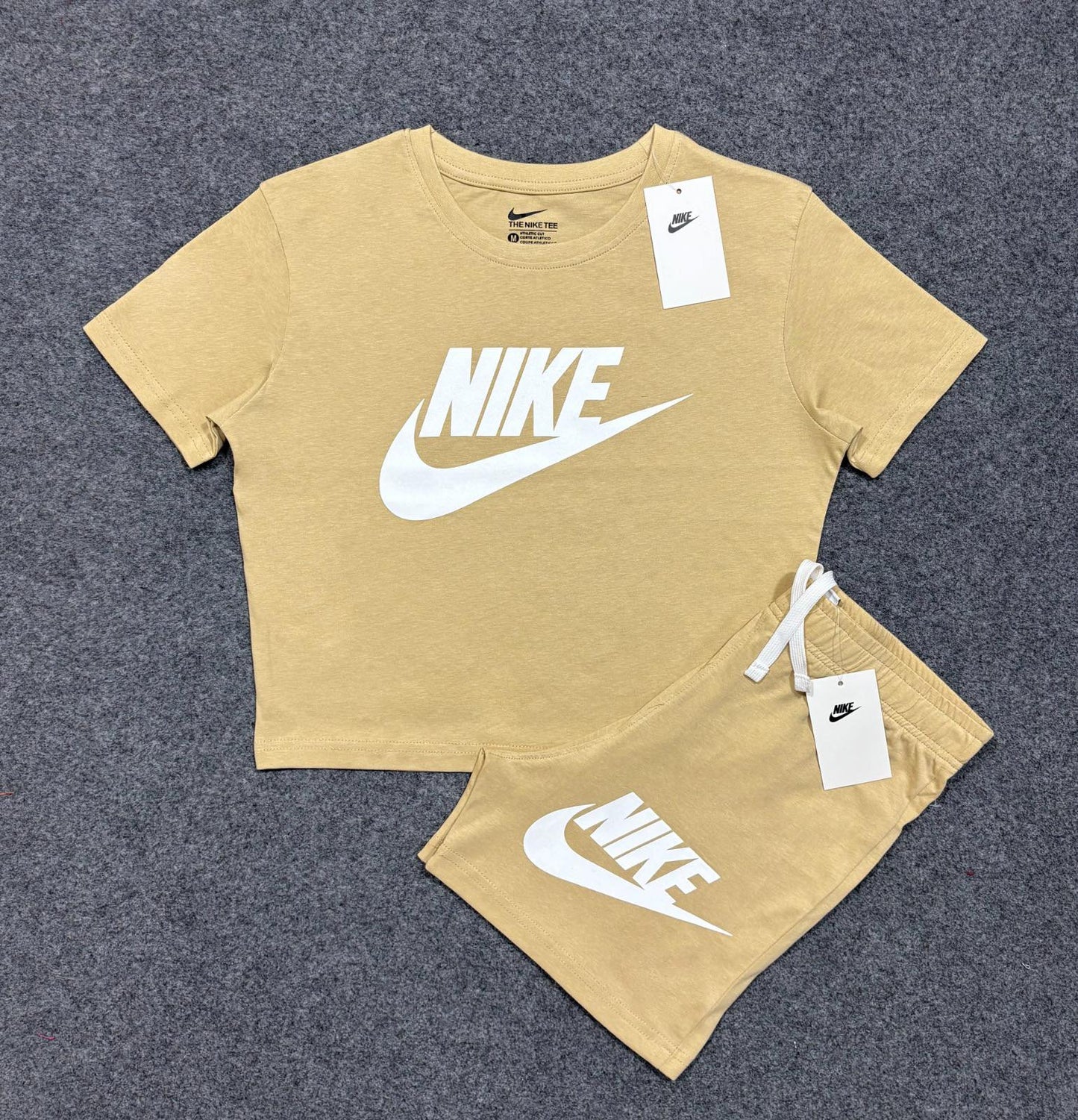 NK-LADIES- CROP TOP SHORT SET