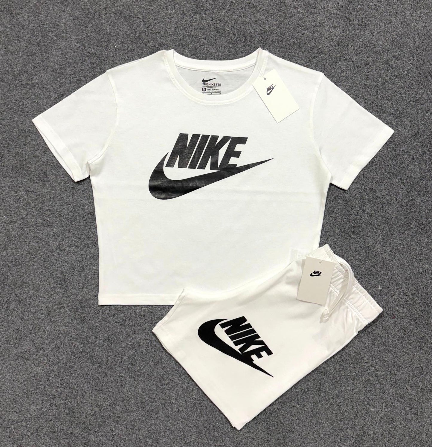 NK-LADIES- CROP TOP SHORT SET