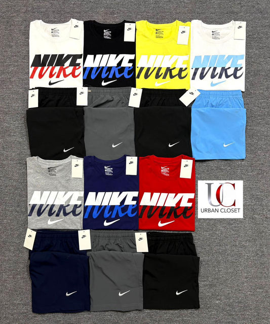 NK -MENS | COTTON TEE & NYLON SHORT SET