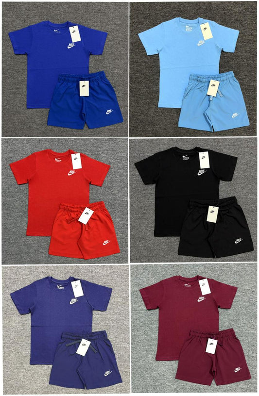 NIKE-KIDS  COTTON TEE & NYLON SHORT SET